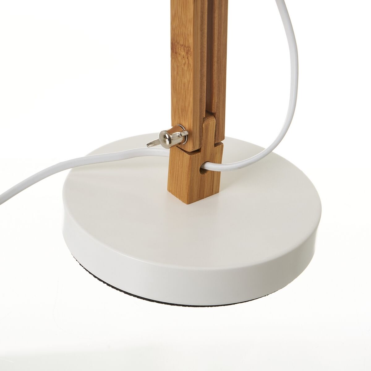 Flexo/skrivbordslampa Vit Naturell 37 x 16 x 41 cm - 4