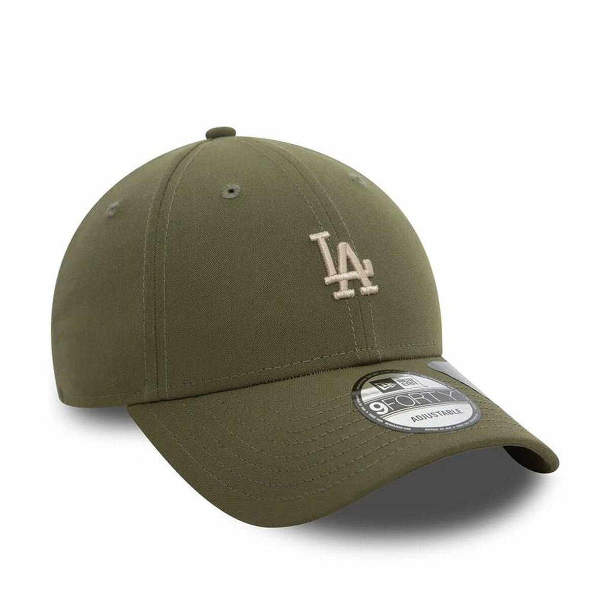 Träningskeps New Era REPREVE MINI LOGO 9FORTY LA Dodgers NOV Oliv One size - 3