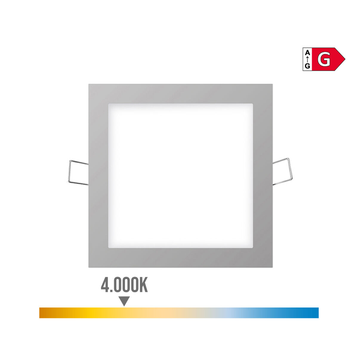 Inbyggt spotlight EDM 31608 Downlight A G 6 W 320 Lm (4000 K) - 4