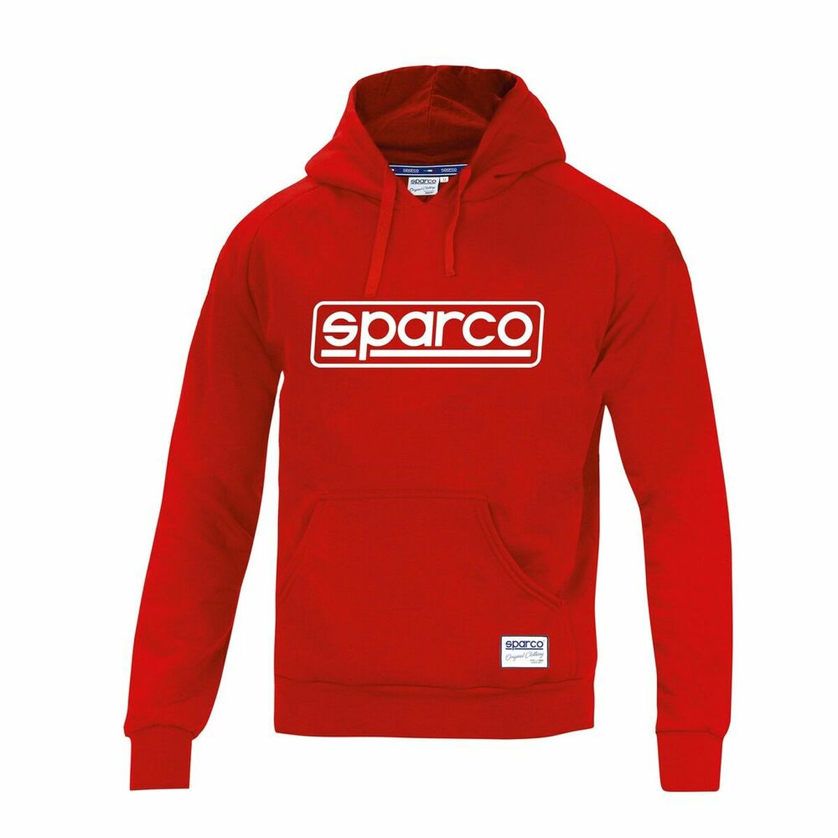 Tröja med huva Sparco Frame L Röd - 4