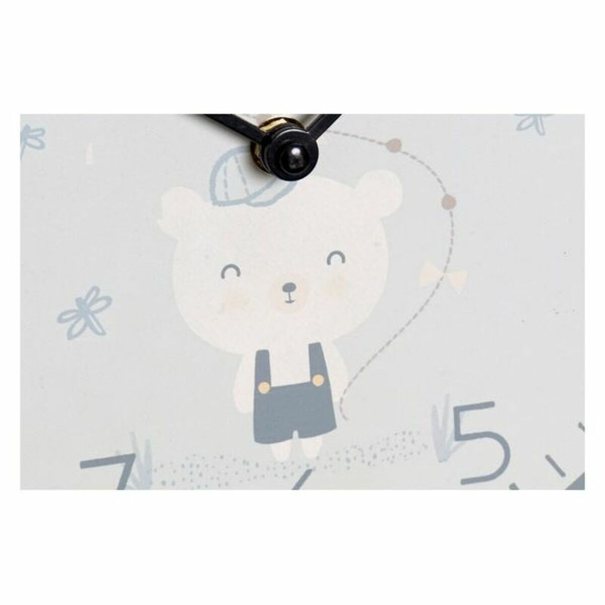 Väggklocka DKD Home Decor Blå Multicolour Rosa Trä Metall Plast Trä MDF Barn Fågel 24 x 3 x 24 cm (2 antal) - 8
