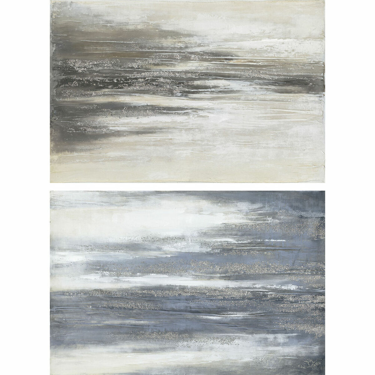 Tavla DKD Home Decor 150 x 2,4 x 100 cm Abstrakt Modern (2 antal) - 4