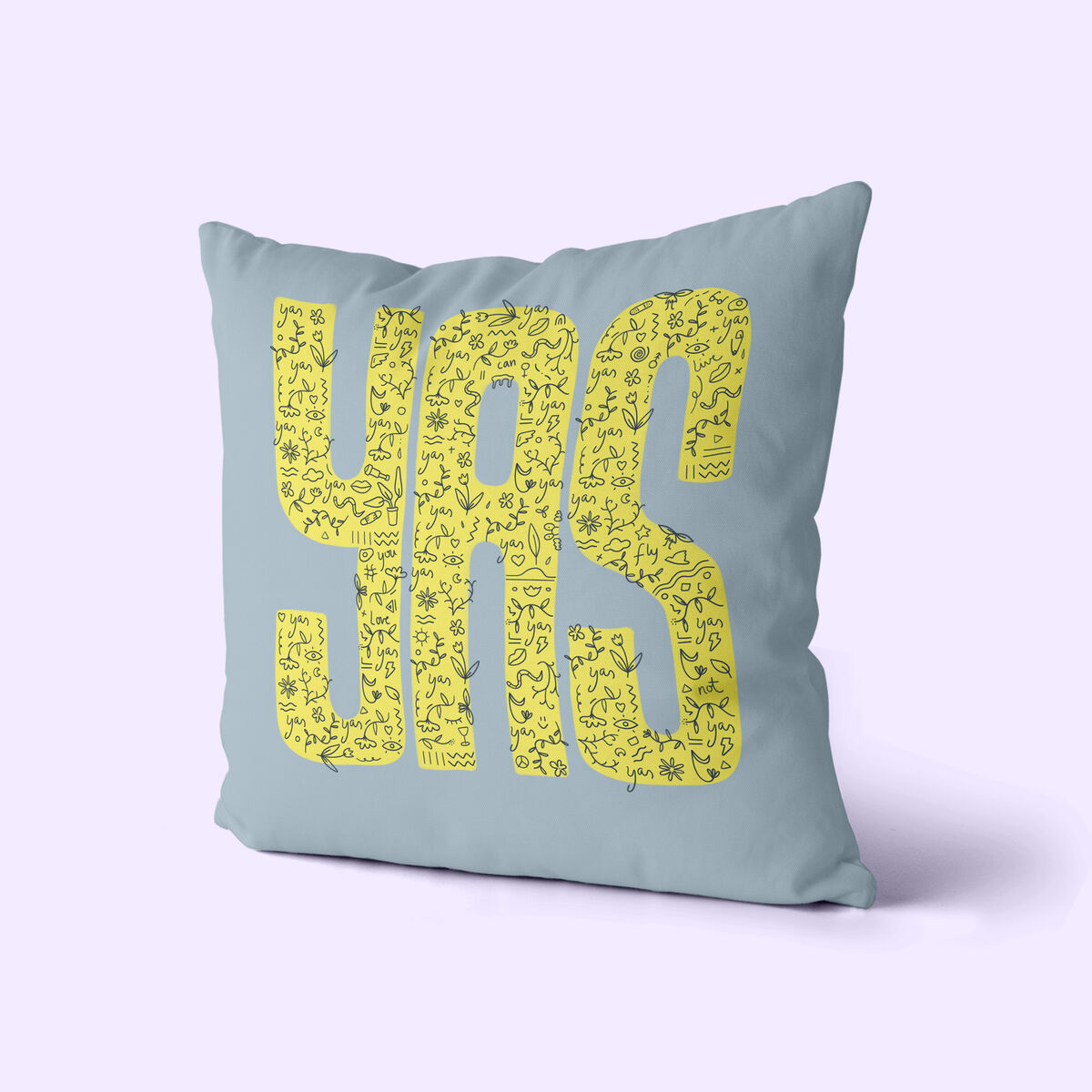 Kuddfodral HappyFriday Aware Yas Multicolour 50 x 50 cm 2 Delar - 5