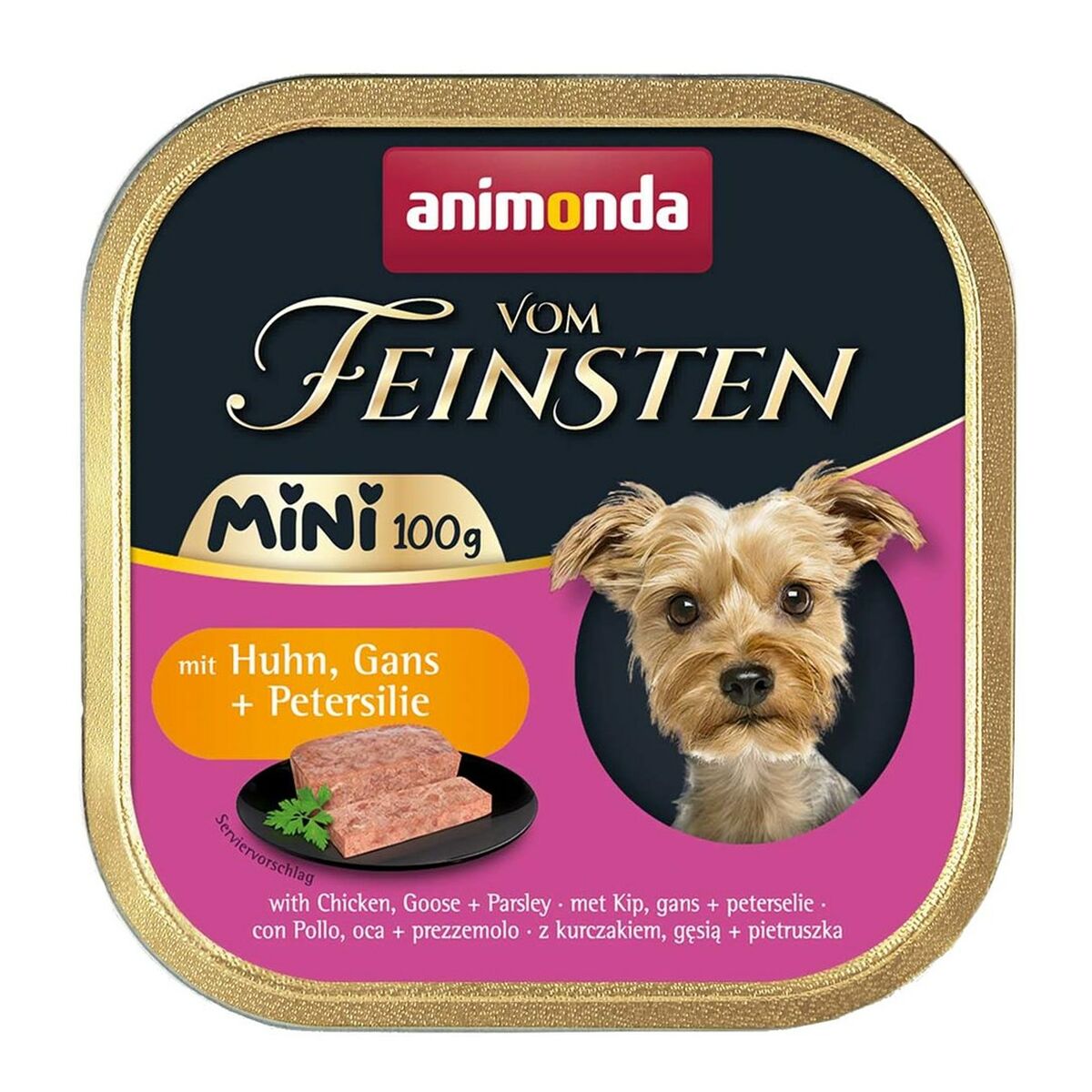 Våt mat Animonda Vom Feinsten Adult Mini Kyckling 100 g