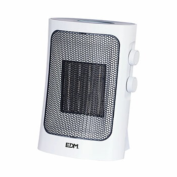 Vertikalt värmeelement EDM 07185 Vit Grå 1000 - 1500 W