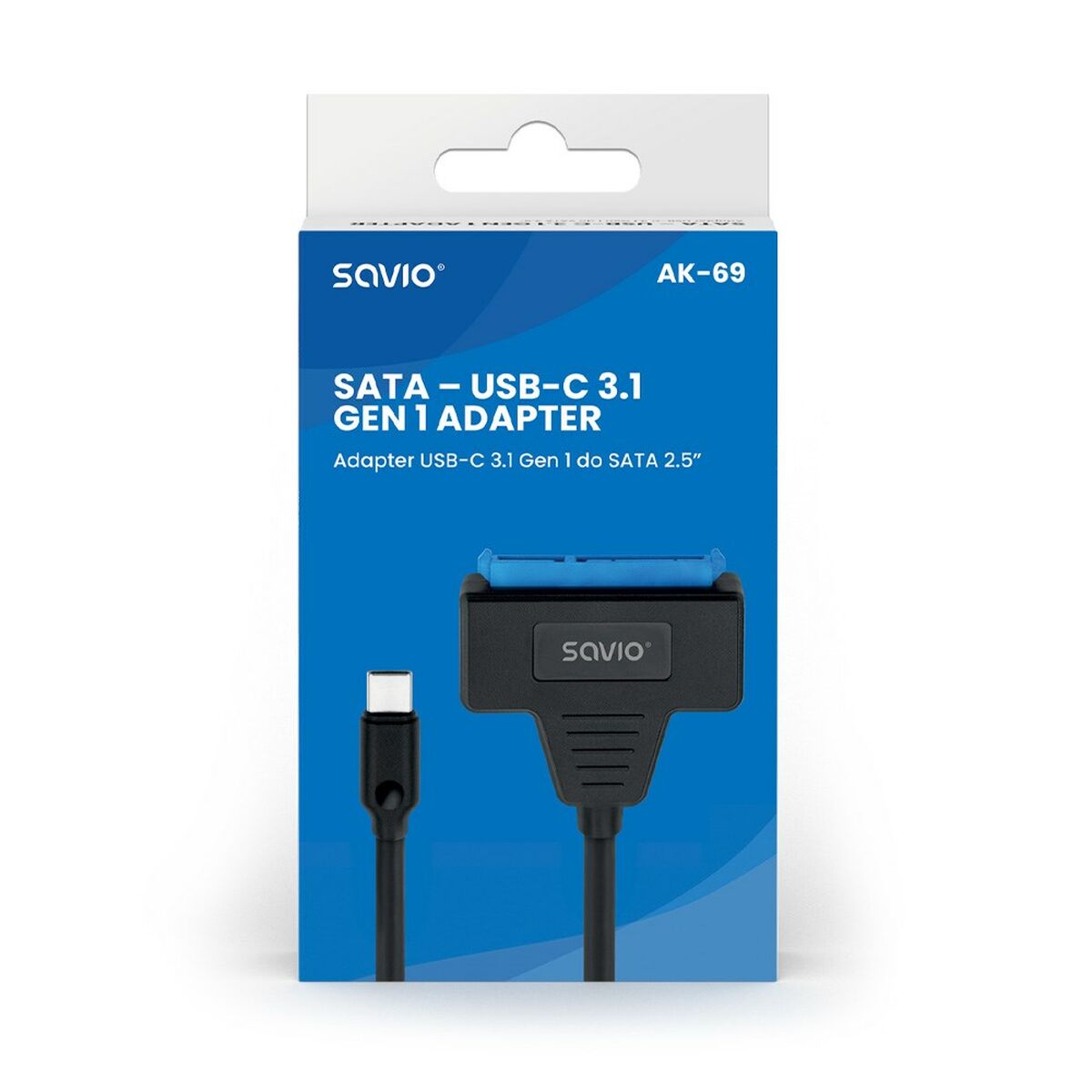 USB till SATA-hårddiskadapter Savio AK-69 25 cm - 4