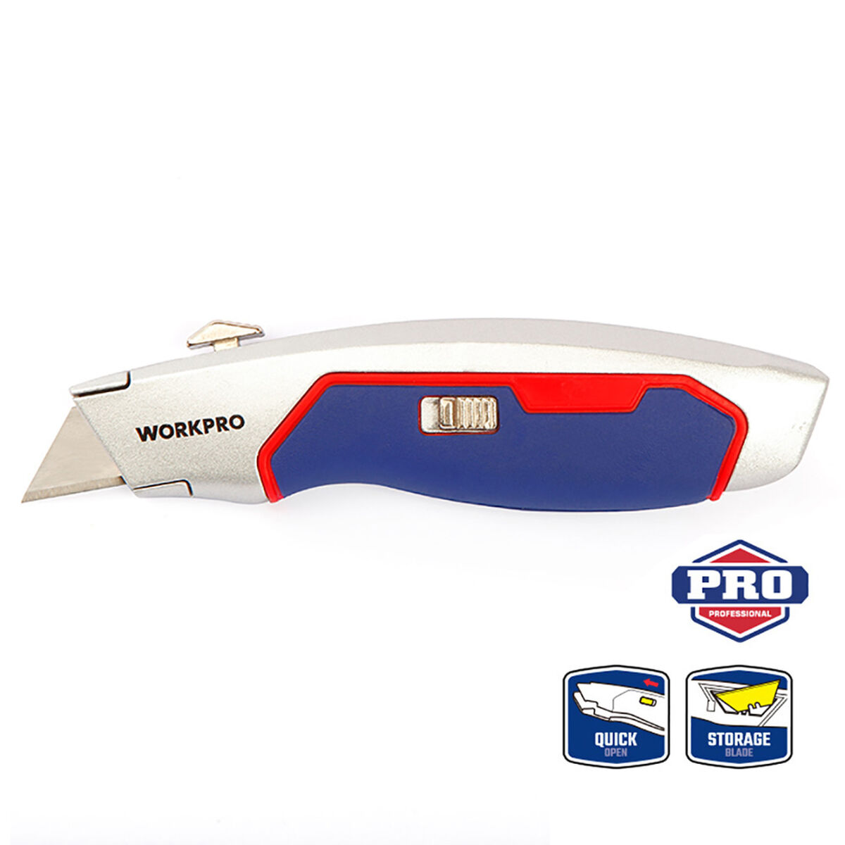 Brytbladskniv Workpro gjuta aluminium 16,5 x 4,1 x 2,8 cm - 3