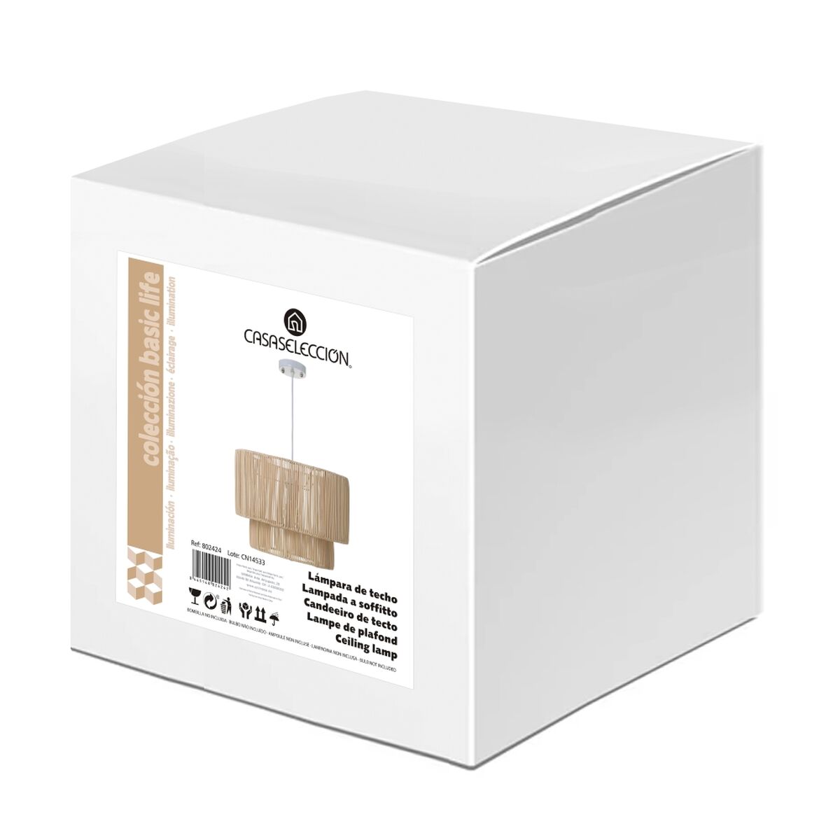 Taklampa Naturell 60 W - 4