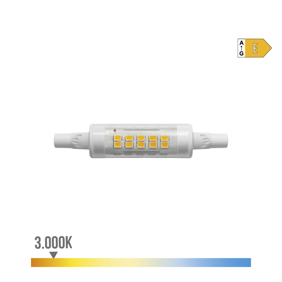 LED-lampa EDM 98980 E 5,5 W 45 W 55 W R7s 600 lm 720 Lm 1,5 x 7,8 cm Ø 1,5 x 7,8 cm Linjär (3200 K) - 5