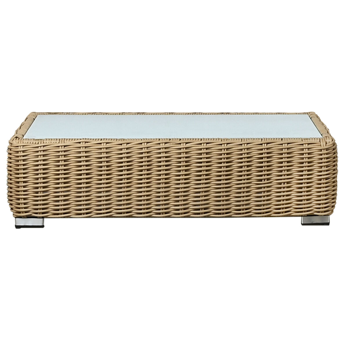 Soffbord Home ESPRIT Beige Ljusbrun 110 x 60 x 35 cm