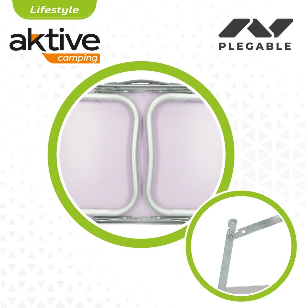 Fällbord Aktive Malva-färg 56 x 24 x 34 cm (6 antal) - 4