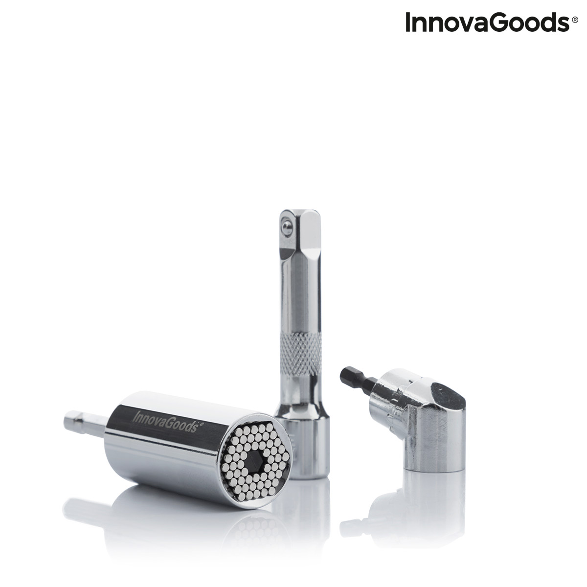 Universal hylsnyckel med tillbehör Uniscrew InnovaGoods - 3