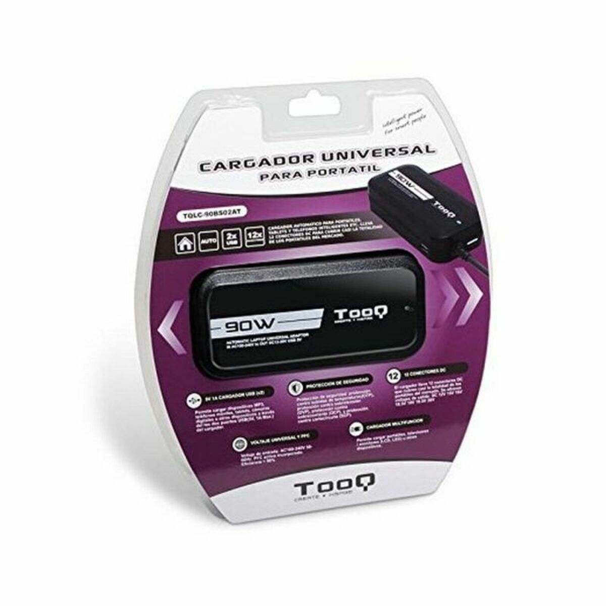 Laptopladdare TooQ TQLC-90BS02AT 90 W 90W