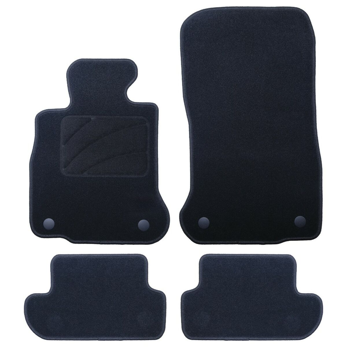 Set med bilgolvmattor OCC Motorsport OCCBW0039 Bmw F12 Serie 6 Cabrio 5 Delar