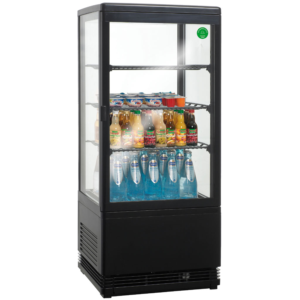 Kyldisplay - 78 liter - svart