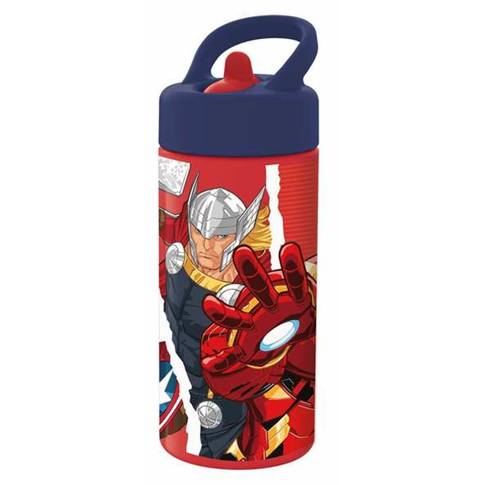 Vattenflaska The Avengers Infinity Röd Svart (410 ml)