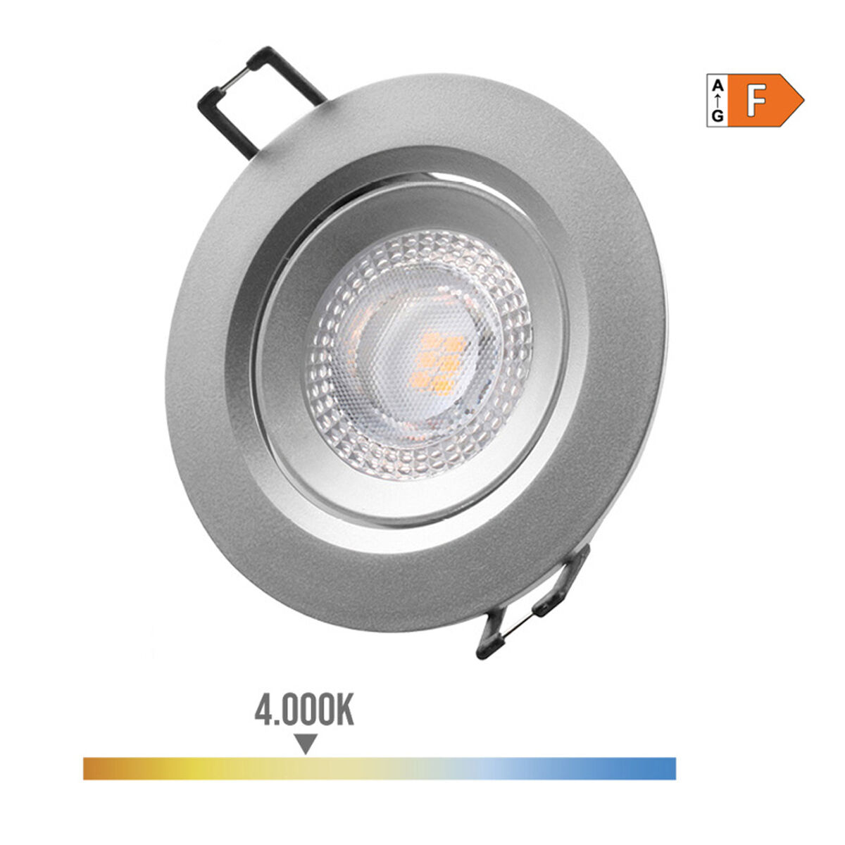 Inbyggt spotlight EDM 31632 Downlight F 5 W 380 lm (4000 K) - 4