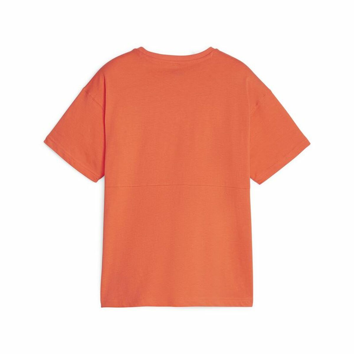 Barn T-shirt med kortärm Puma Power Colorblock Mörk Orange - 5