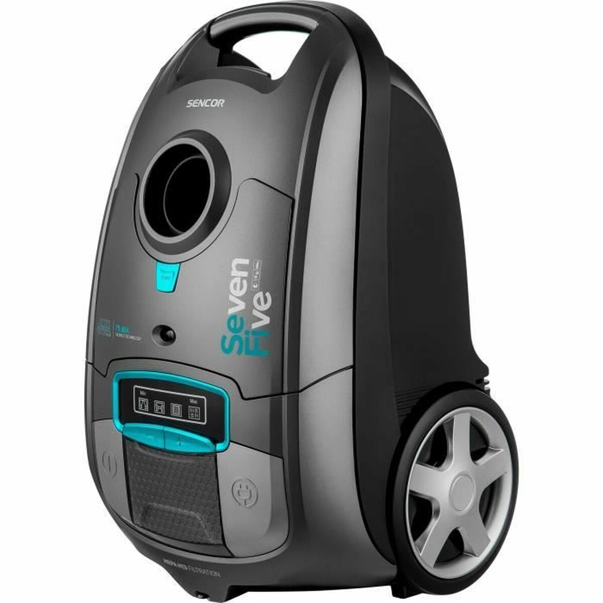 Dammsugare med Påse Sencor SVC 7550TI Grå - 4