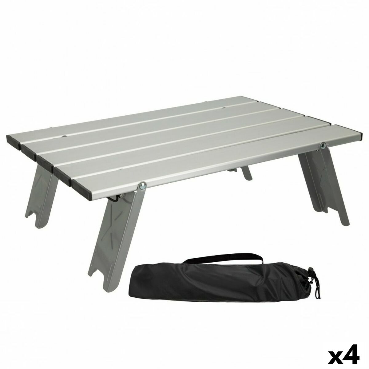 Fällbord Aktive Silvrig Aluminium 40 x 13 x 28,5 cm (4 antal) - 6