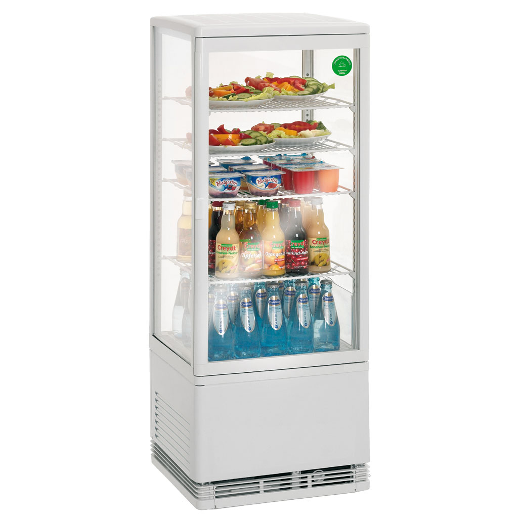 Kyldisplay - 98 liter - vit
