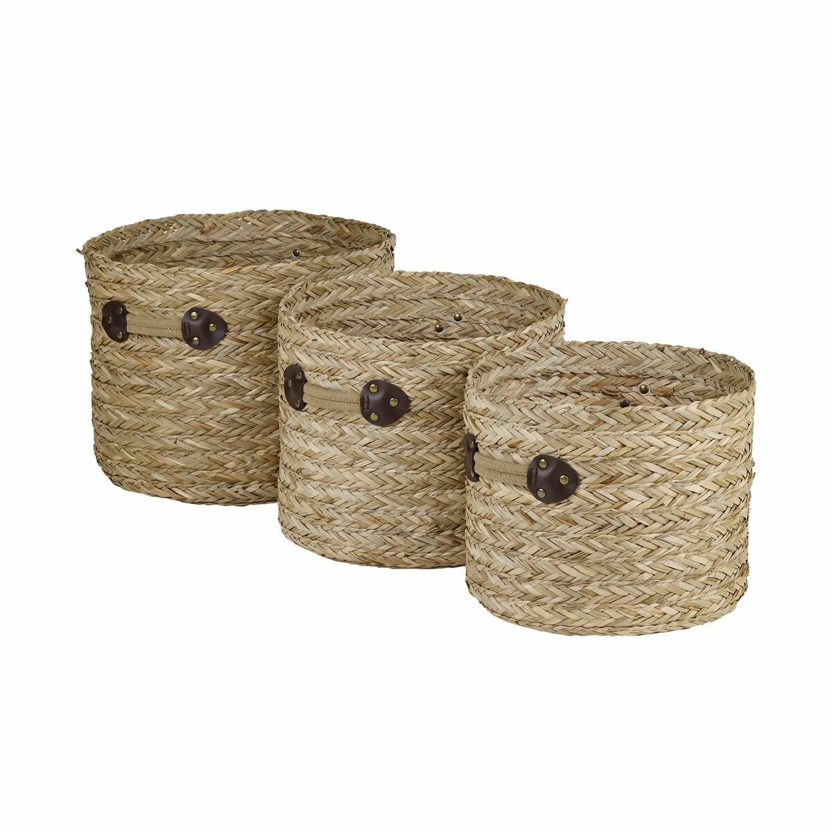 Korg - set DKD Home Decor Sjögräs (35 x 35 x 28 cm) - 2