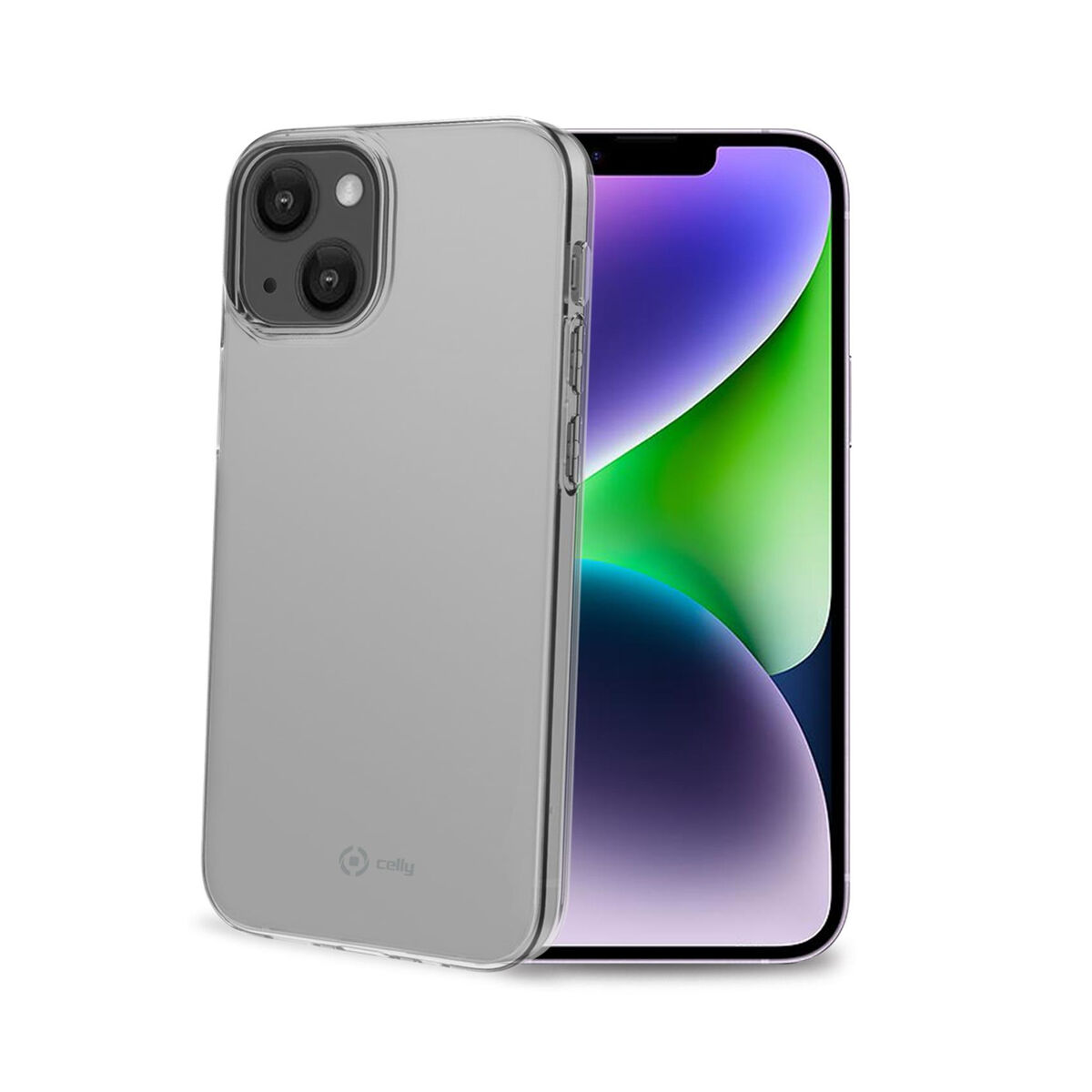 Mobilfodral Celly iPhone 14 Plus Svart Transparent - 2