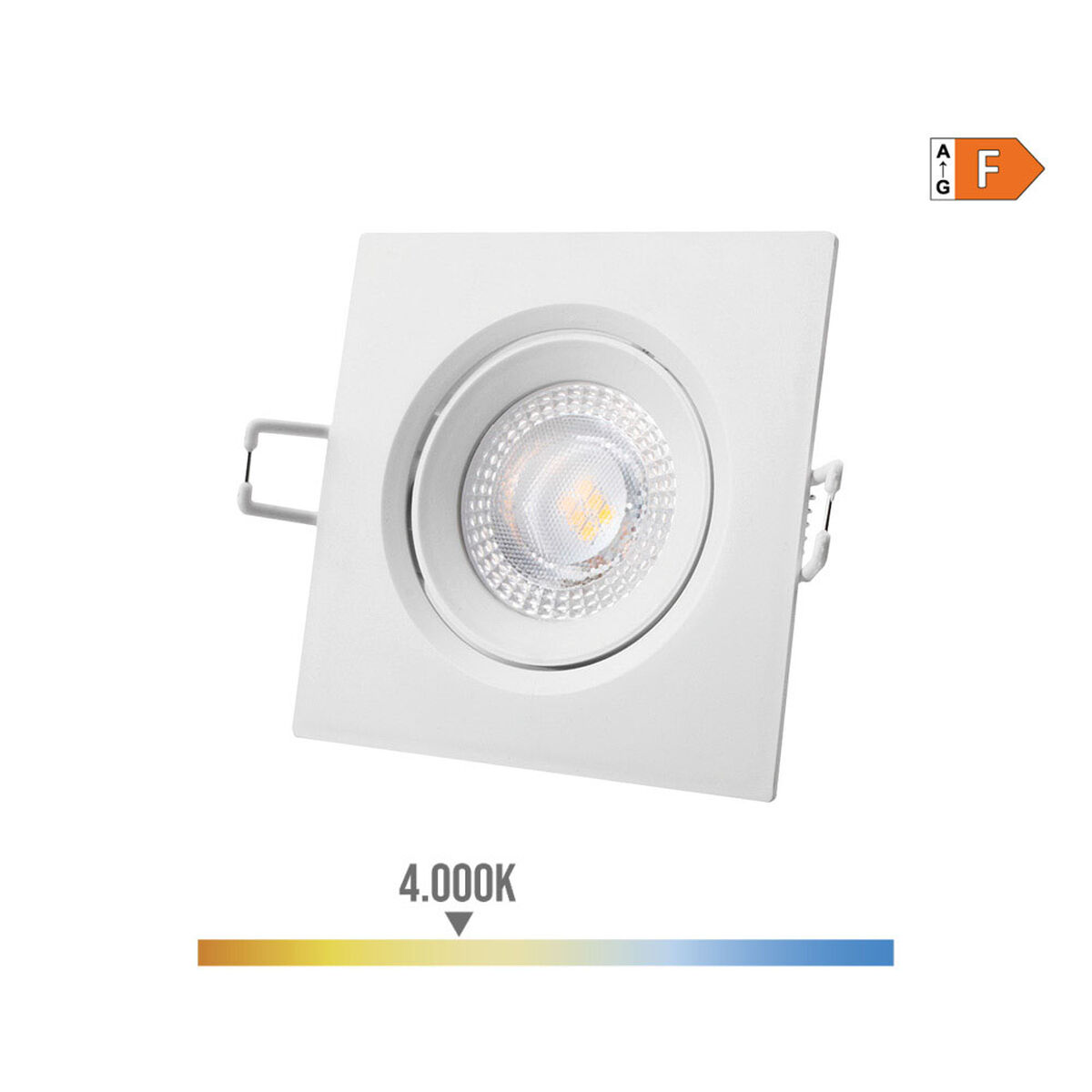 Inbyggt spotlight EDM 31633 Downlight F 5 W 380 lm (4000 K) - 10