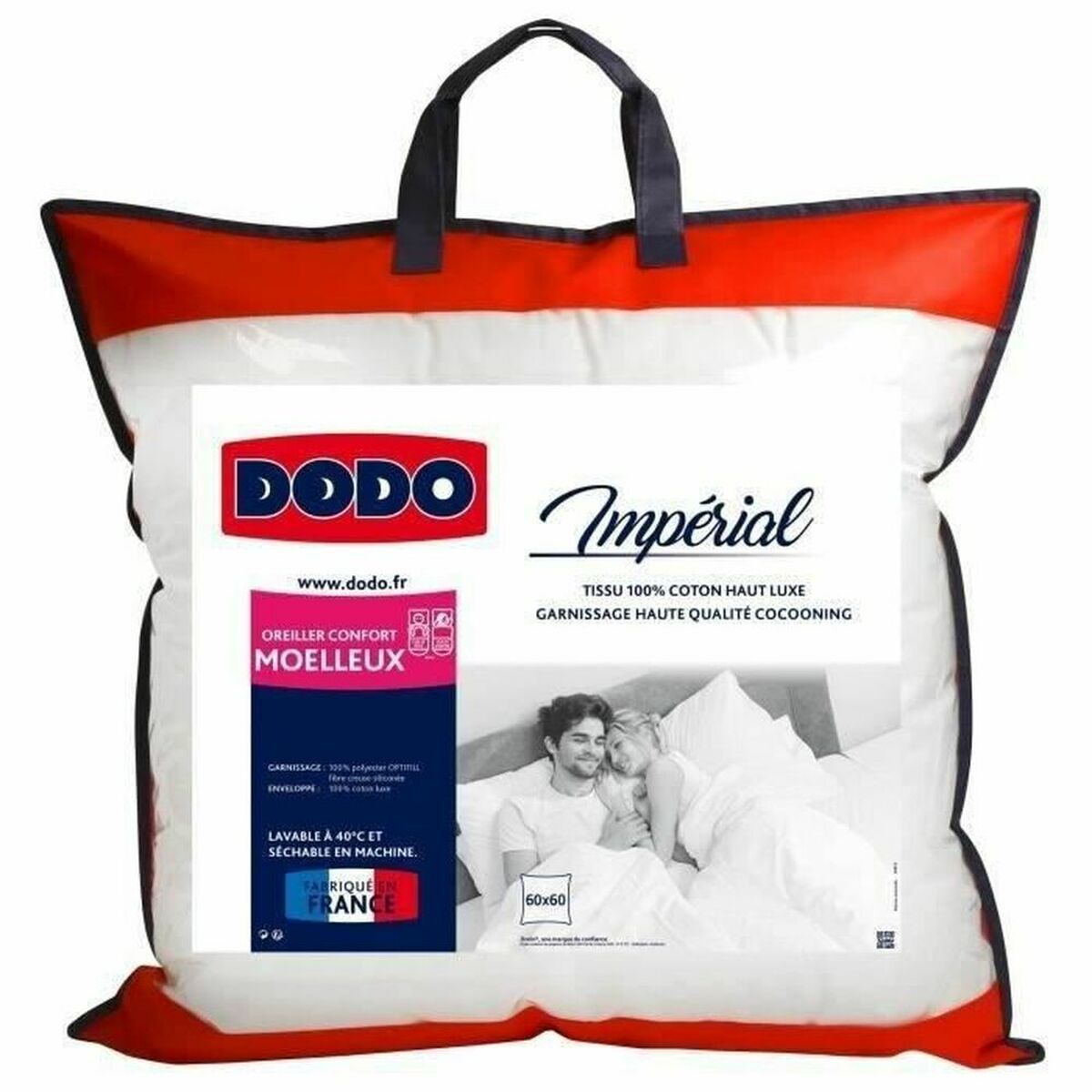 Kudden DODO Imperial Vit 60 x 60 cm - 2