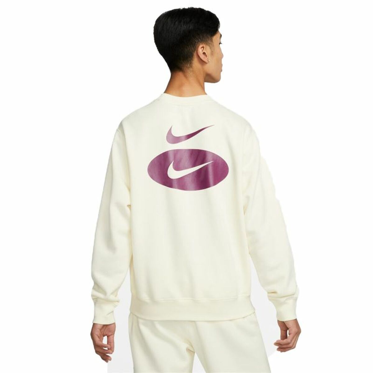 Tröja utan huva Herr Nike Swoosh League Vit - 2