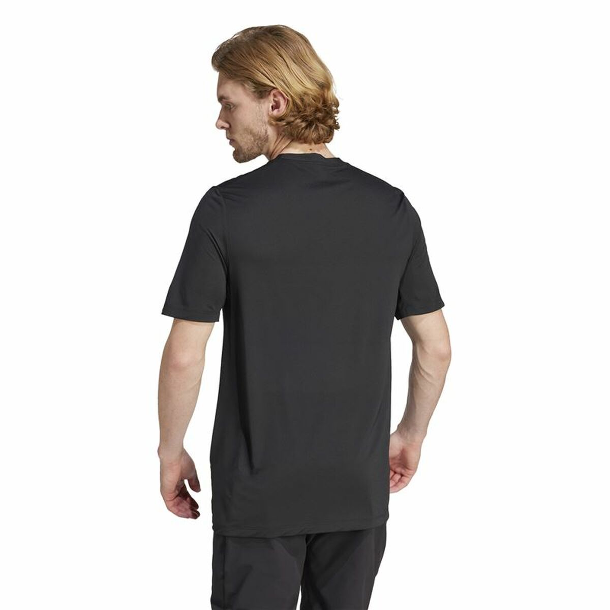 T-shirt med kortärm Herr Adidas Mt Log Tech Svart - 3