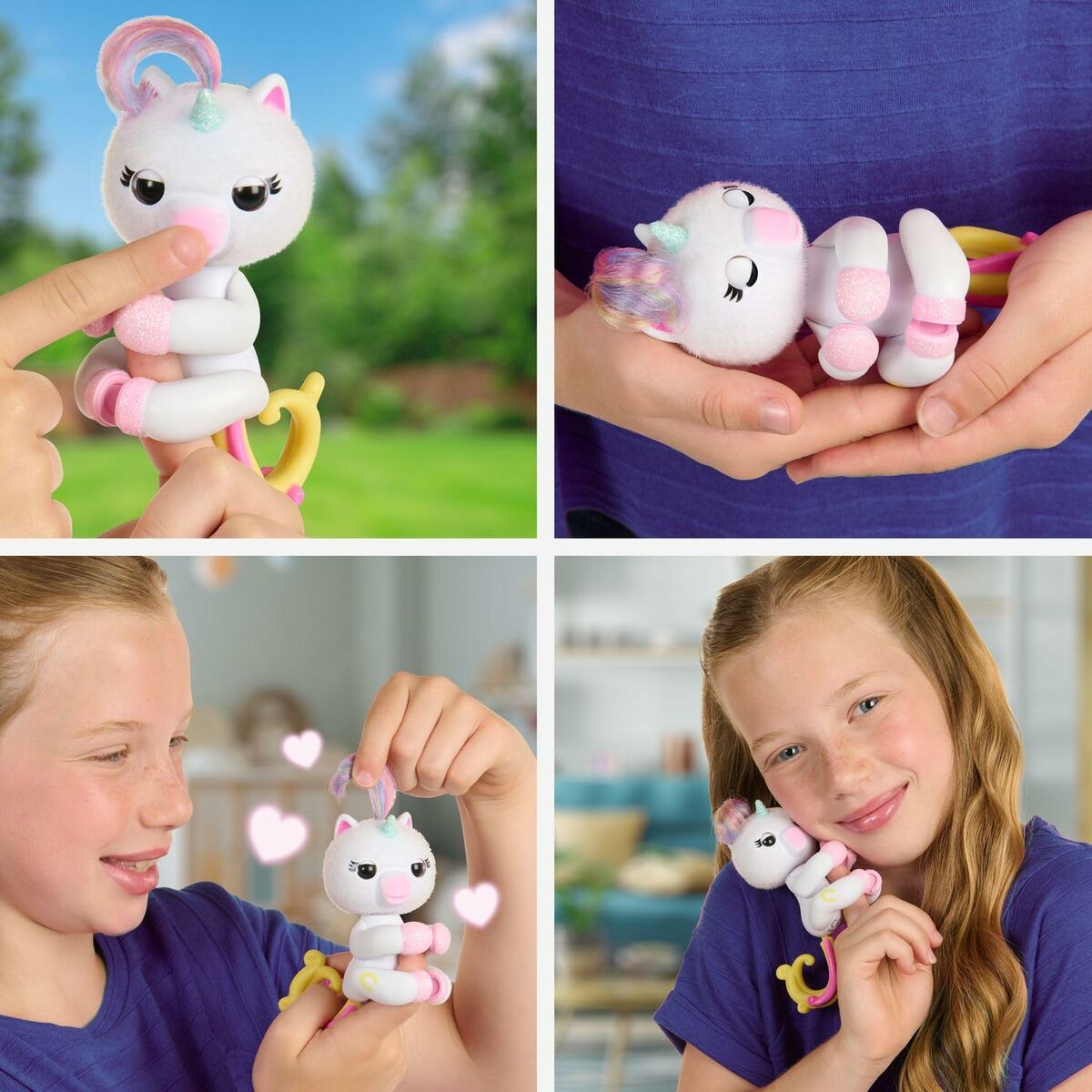 Interaktiv leksak Bizak Fingerlings Unicornio  13 cm - 4