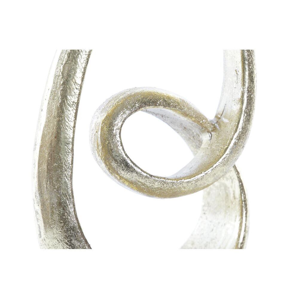 Prydnadsfigur DKD Home Decor Grå Gyllene 12 x 8 x 25 cm - 3