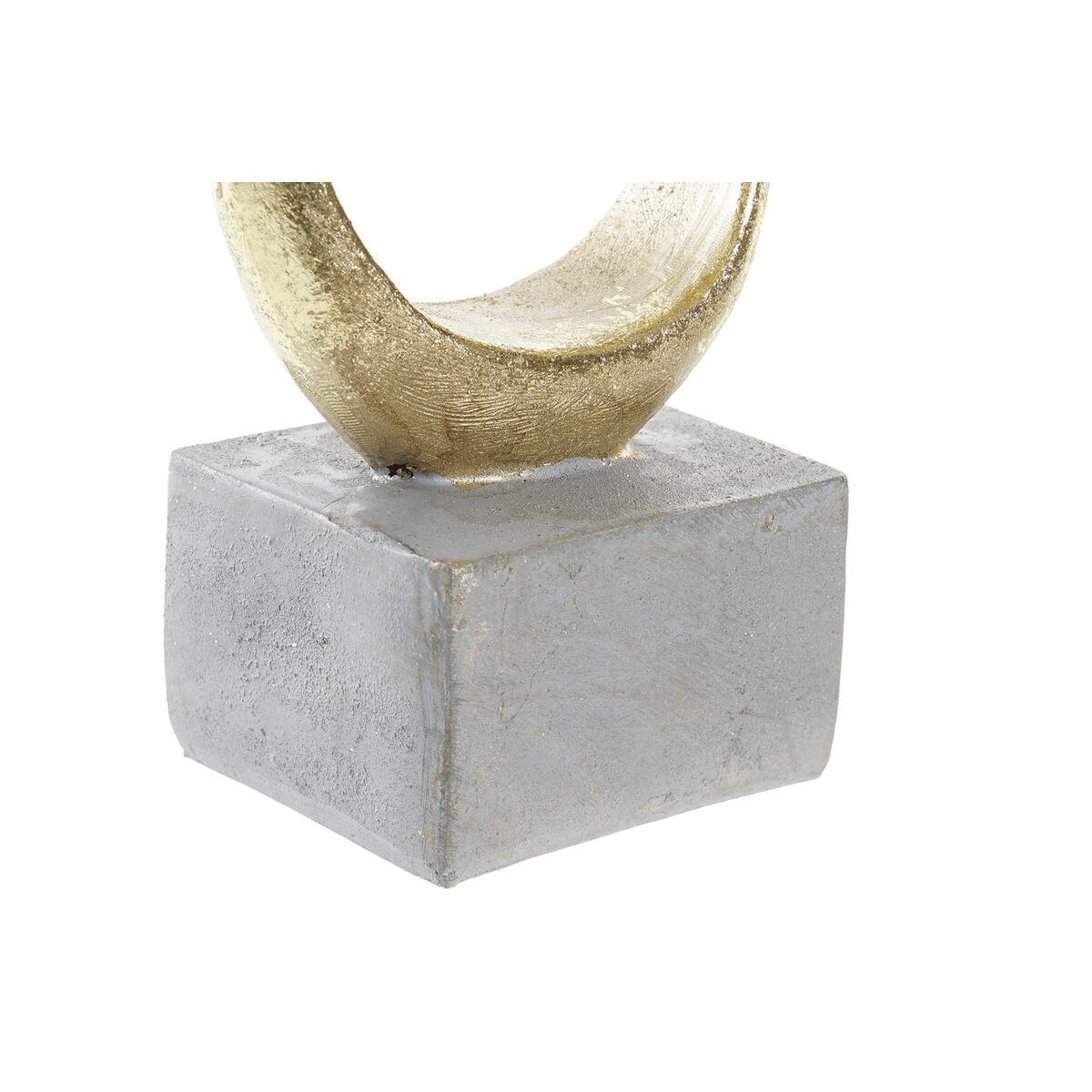 Prydnadsfigur DKD Home Decor Grå Gyllene 12 x 8 x 25 cm - 5