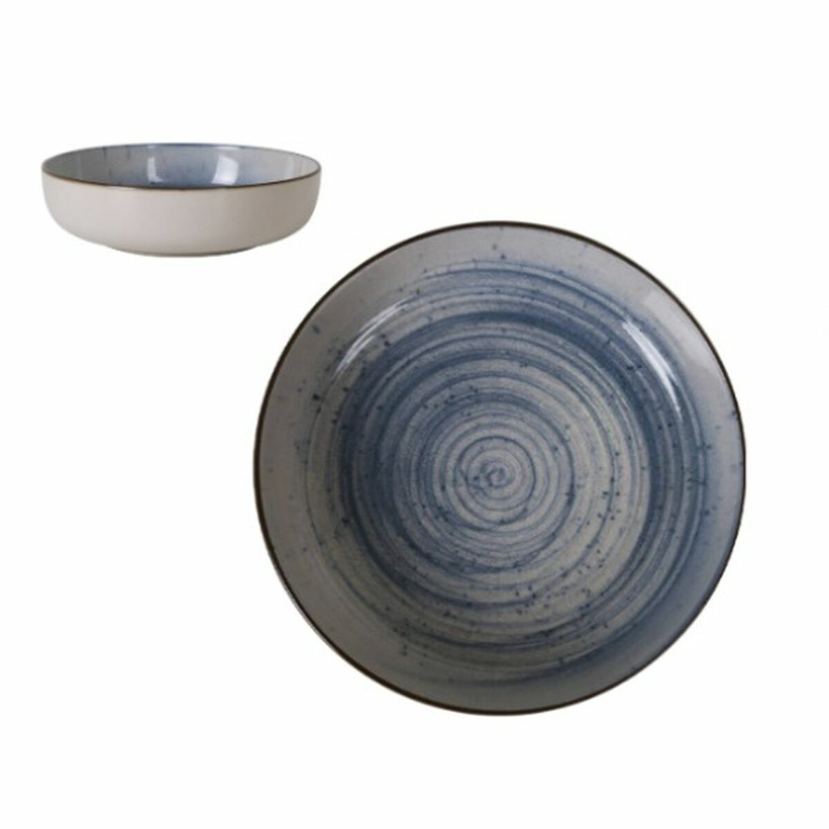 Djup tallrik La Mediterránea Swirl Ø 18 cm (12 antal) - 3