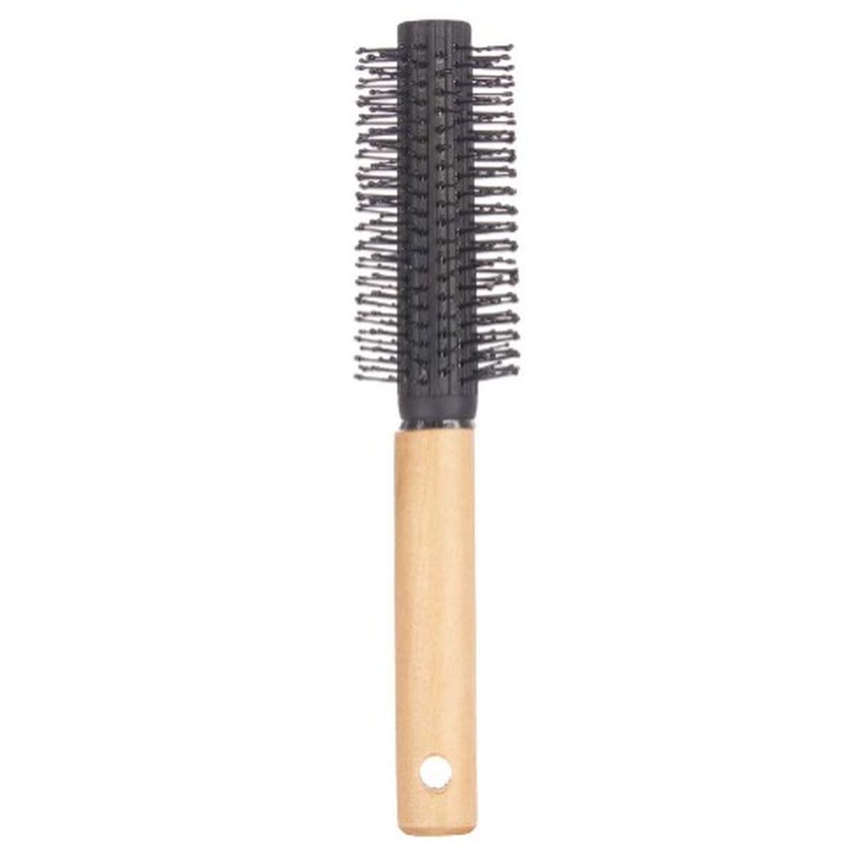Rund borste Berilo Brun Svart Trä Silikon Plast (12 antal) - 2
