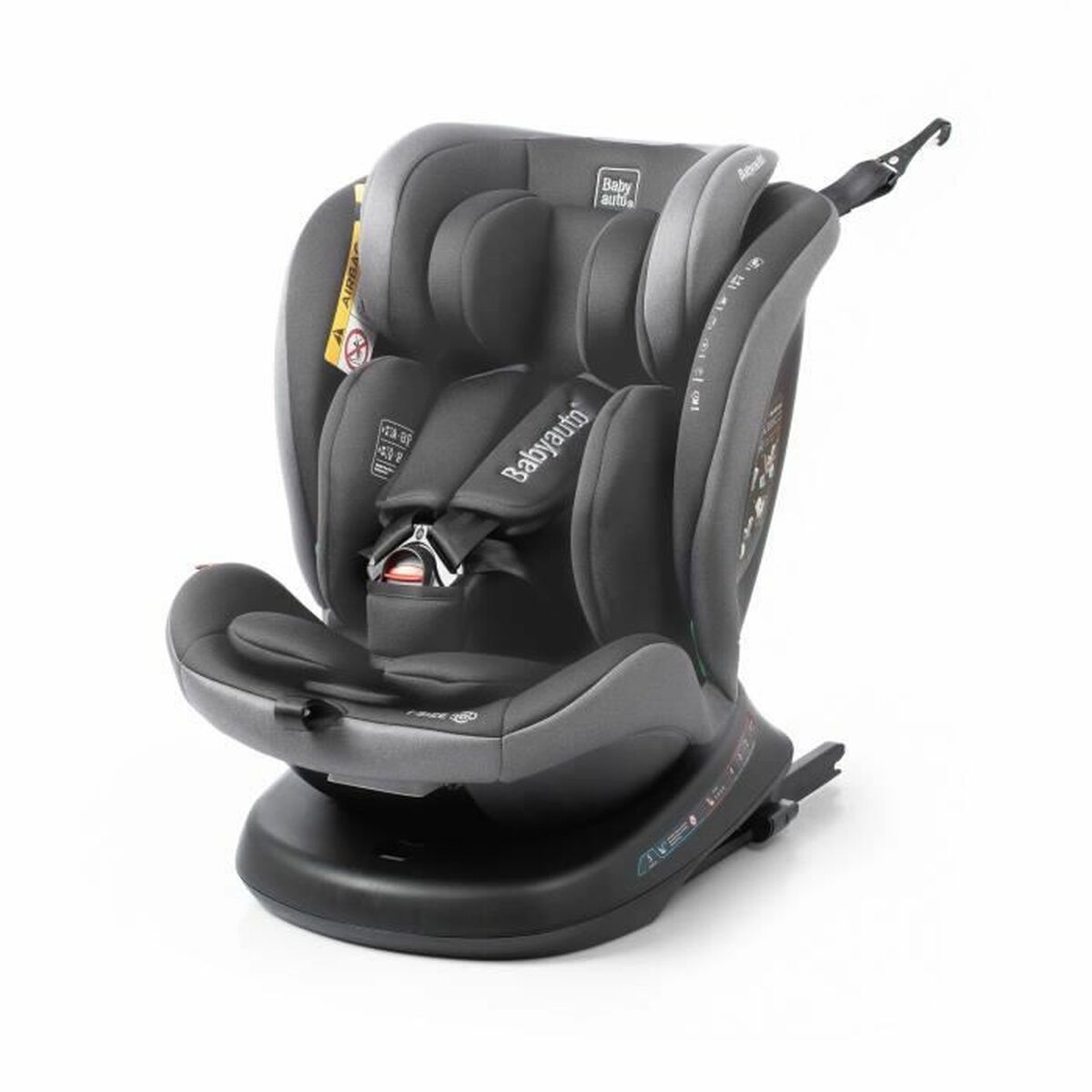 Bilstol Babyauto RODIA Grå 0 (de 0 a 10 kilos) I (9 - 18 kg) II (15-25 kg) III (22 - 36 kg) Barn ECE R129/04