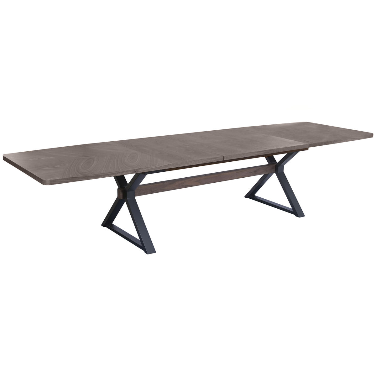 Matsalsbord Home ESPRIT Brun Svart Metall Trä MDF 200 X 97 X 75 CM