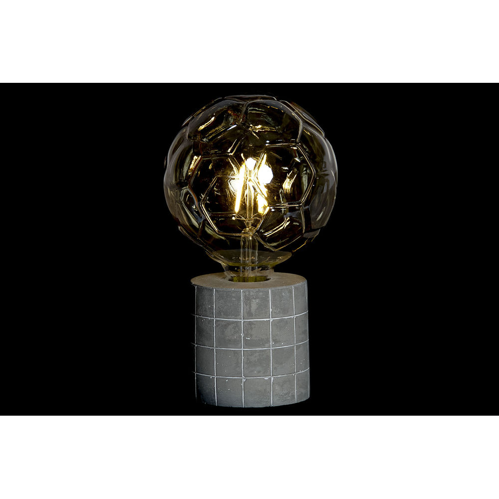 Bordslampa DKD Home Decor Vit Grå Gyllene Cement 12 x 12 x 22 cm (2 antal) - 3
