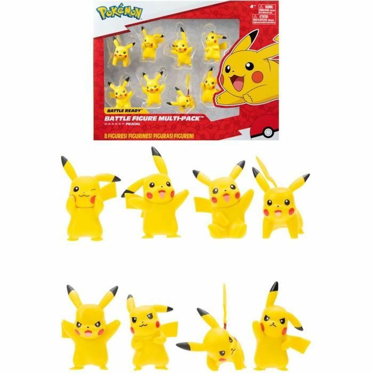 Sats med figurer Pokémon Battle Ready! Pikachu
