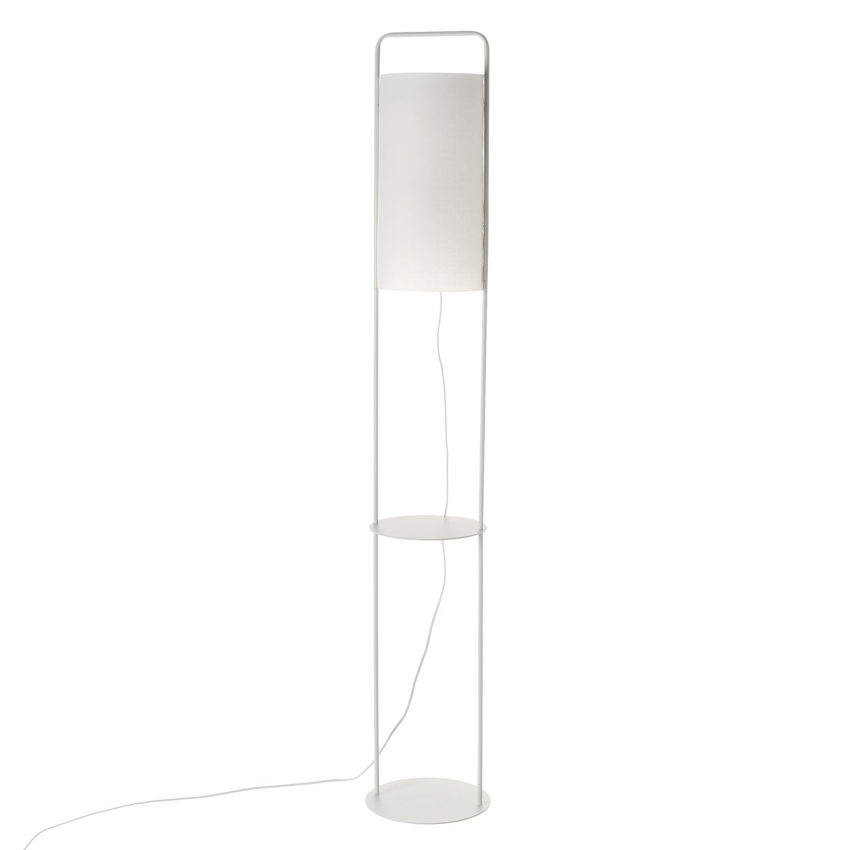 Bordslampa Vit Metall 60 W 220-240 V 22 x 22 x 150 cm - 7