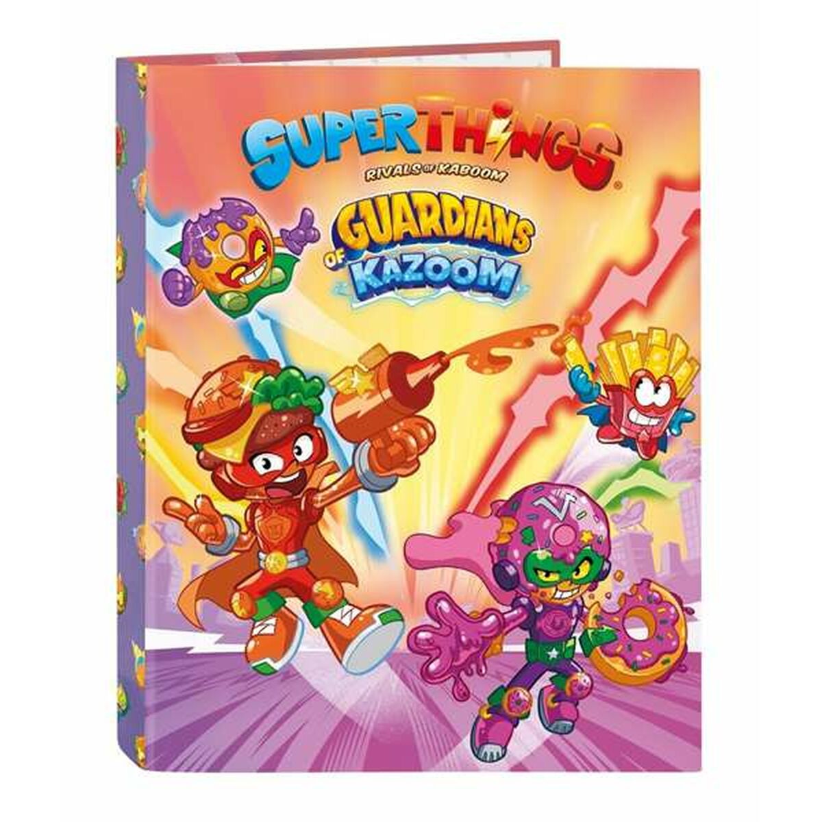 Ringpärm SuperThings Guardians Of Kazoom Lila 26,5 x 33 x 4 cm