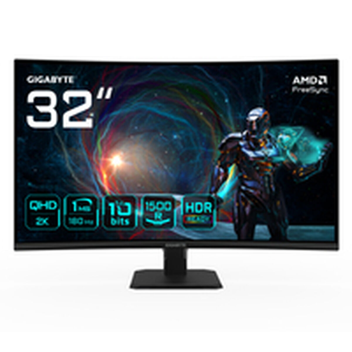 Monitor Gaming Gigabyte 20VM0-GS32QCABM-1EUR Quad HD 31,5" - 2