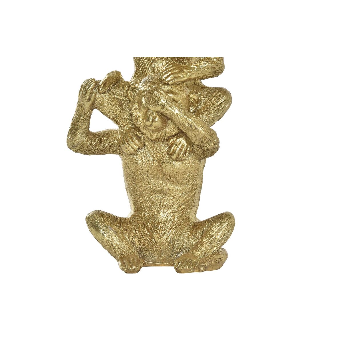 Prydnadsfigur DKD Home Decor Gyllene Overaller 9 x 7 x 25 cm - 2