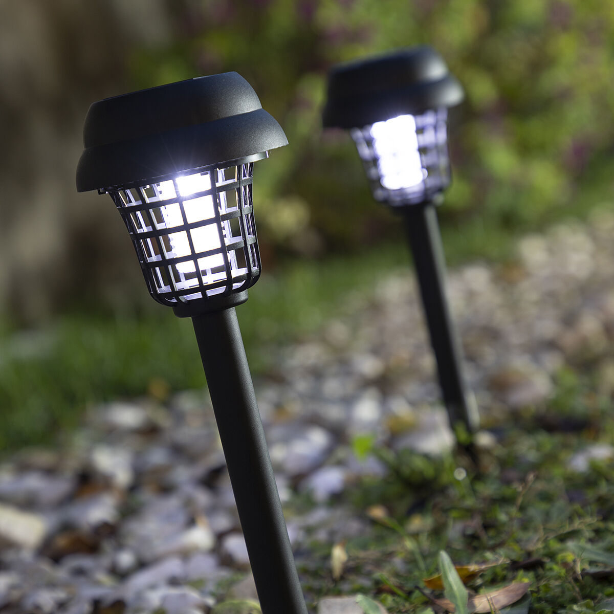 Myggdödande Solar Garden Lamp Garlam InnovaGoods - 5
