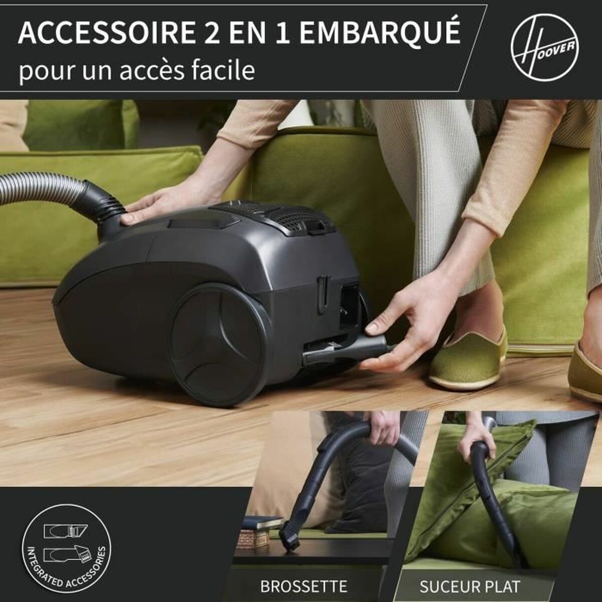 Utsug Hoover HE120PET 011 Svart Grå 700 W - 5