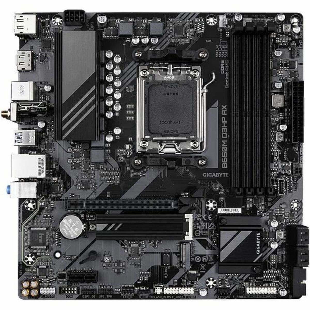 Moderkort Gigabyte AMD AM5 AMD AMD B650 - 3