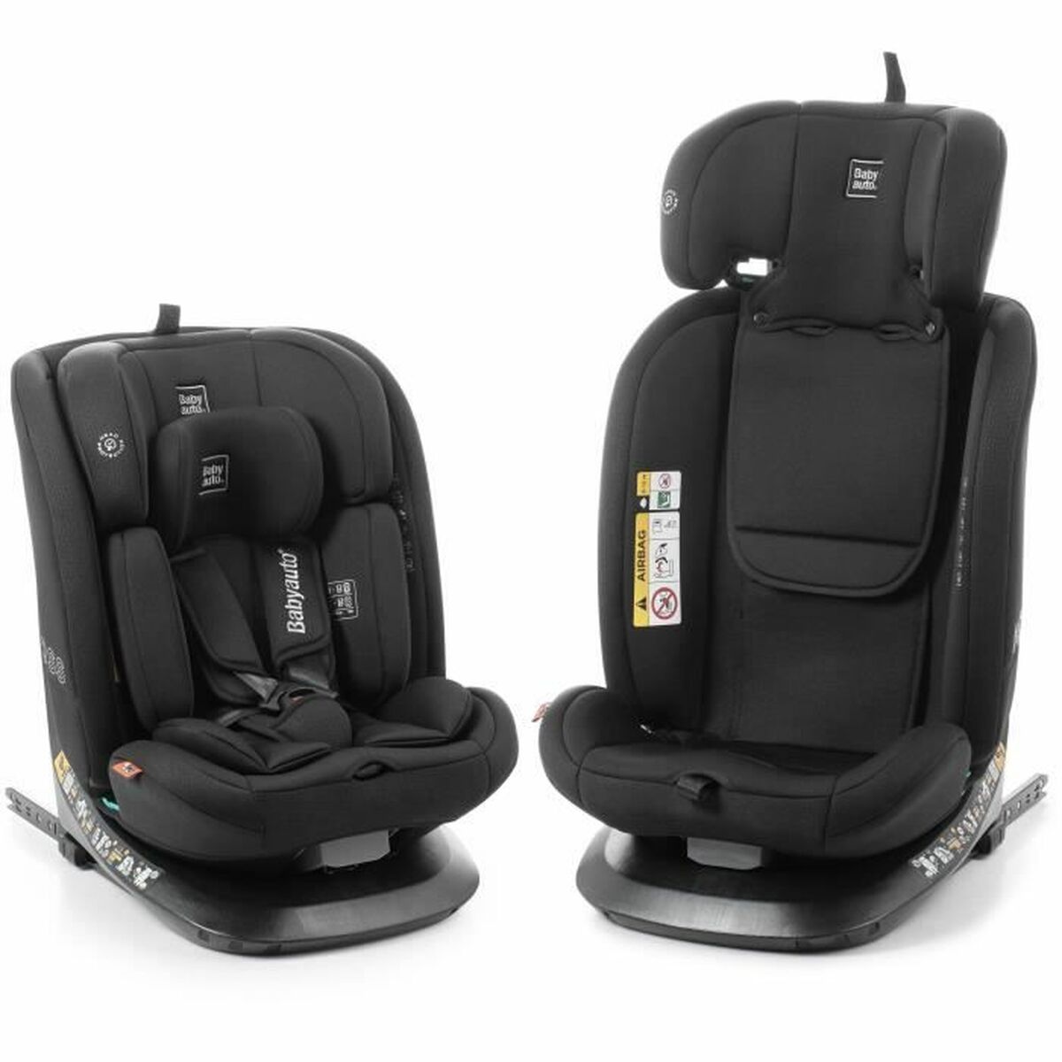 Bilstol Babyauto ACROSS Svart 0 (de 0 a 10 kilos) I (9 - 18 kg) II (15-25 kg) III (22 - 36 kg) Barn ECE R129/04 - 3