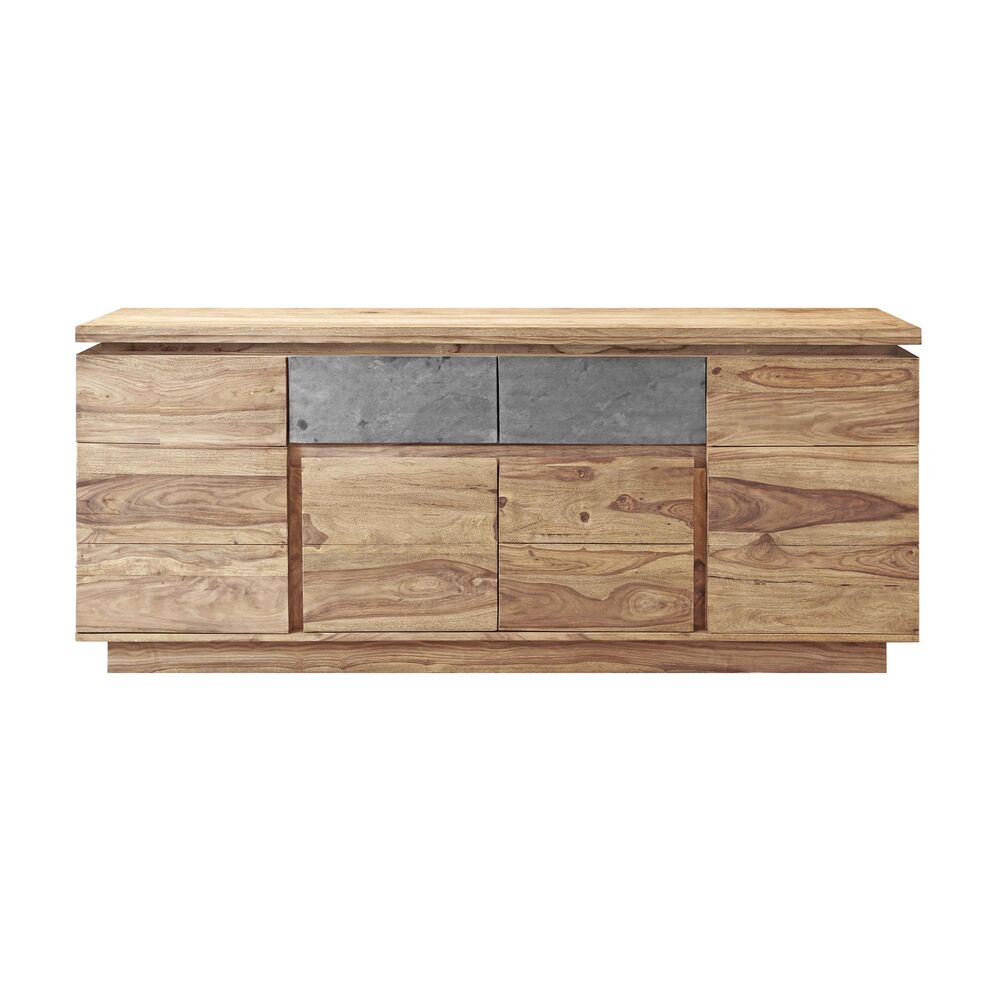 Skänk DKD Home Decor Grå Naturell Trä 175 x 45 x 72 cm - 2