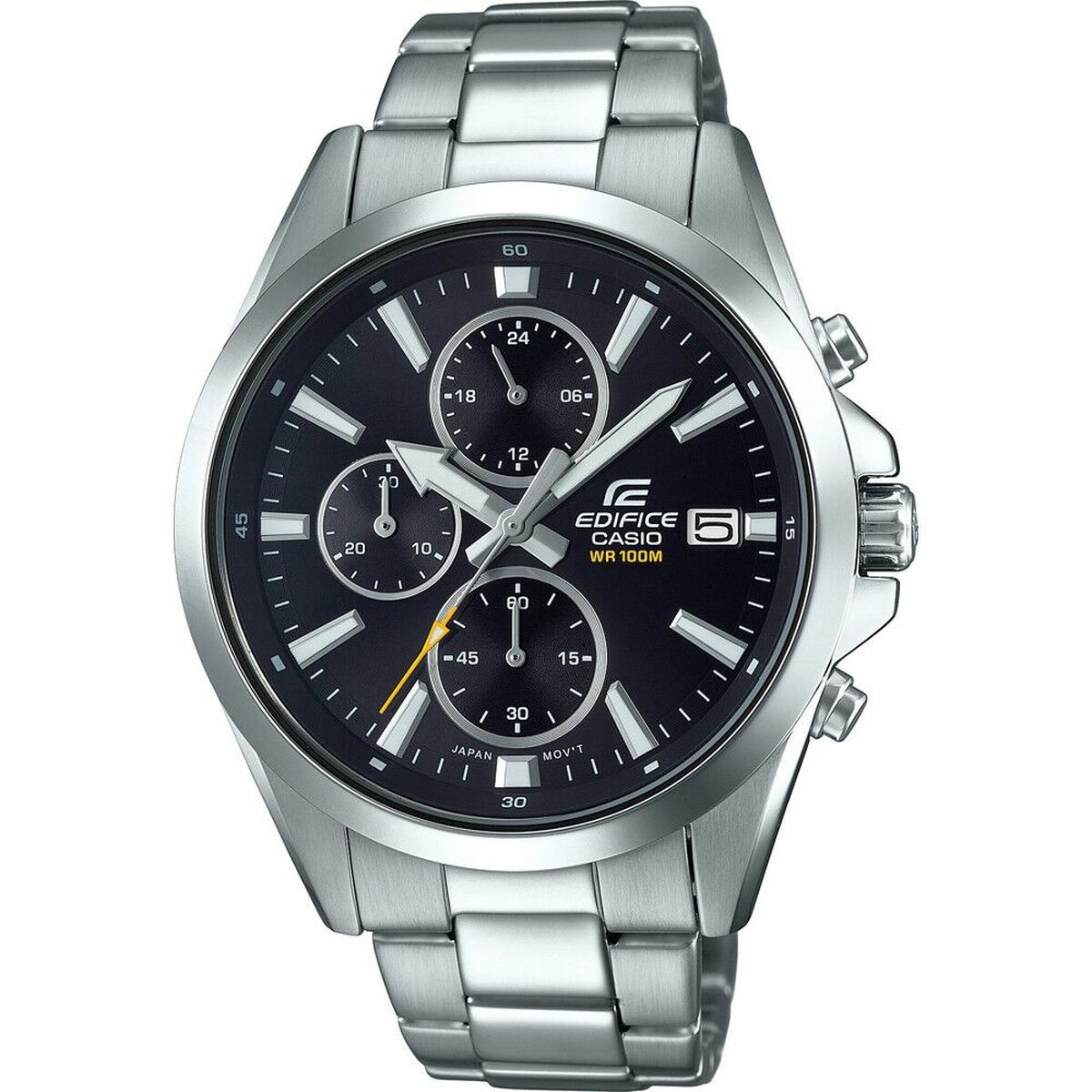 Herrklocka Casio EFV-560D-1AVUEF Silvrig Svart (Ø 44 mm) - 3
